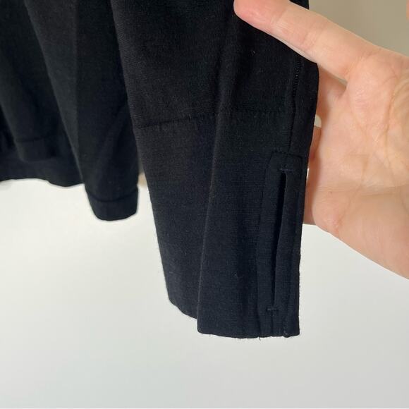 Athleta Black Wool Blend Turtleneck Size XL - Picture 4 of 5